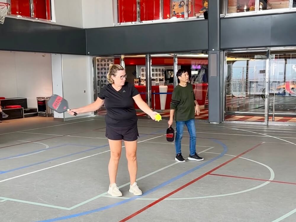 Dit zijn de regels voor het spelen van pickleball op zee.