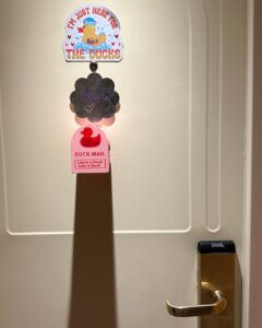 Brievenbus voor cruise ducks.