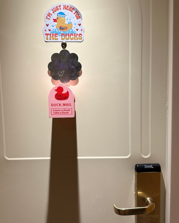 Brievenbus voor cruise ducks.